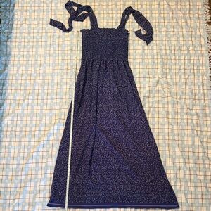 Max Studio Blue Floral Maxi Dress
